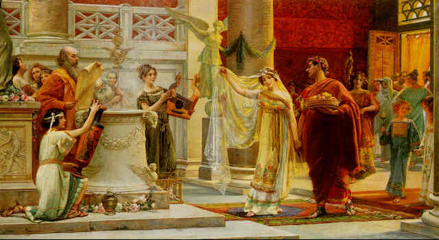 Emilio Vasarri, The Roman wedding