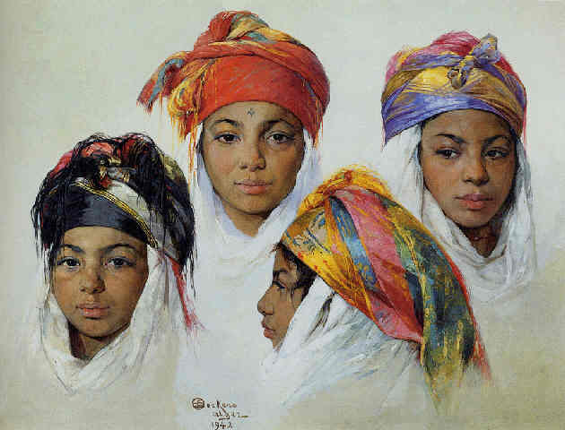 	^^... الانوثة والرجولة الجزائرية في لوحات الرسام المستشرق البلجيكي Emile Deckers 1885-1968  Picture