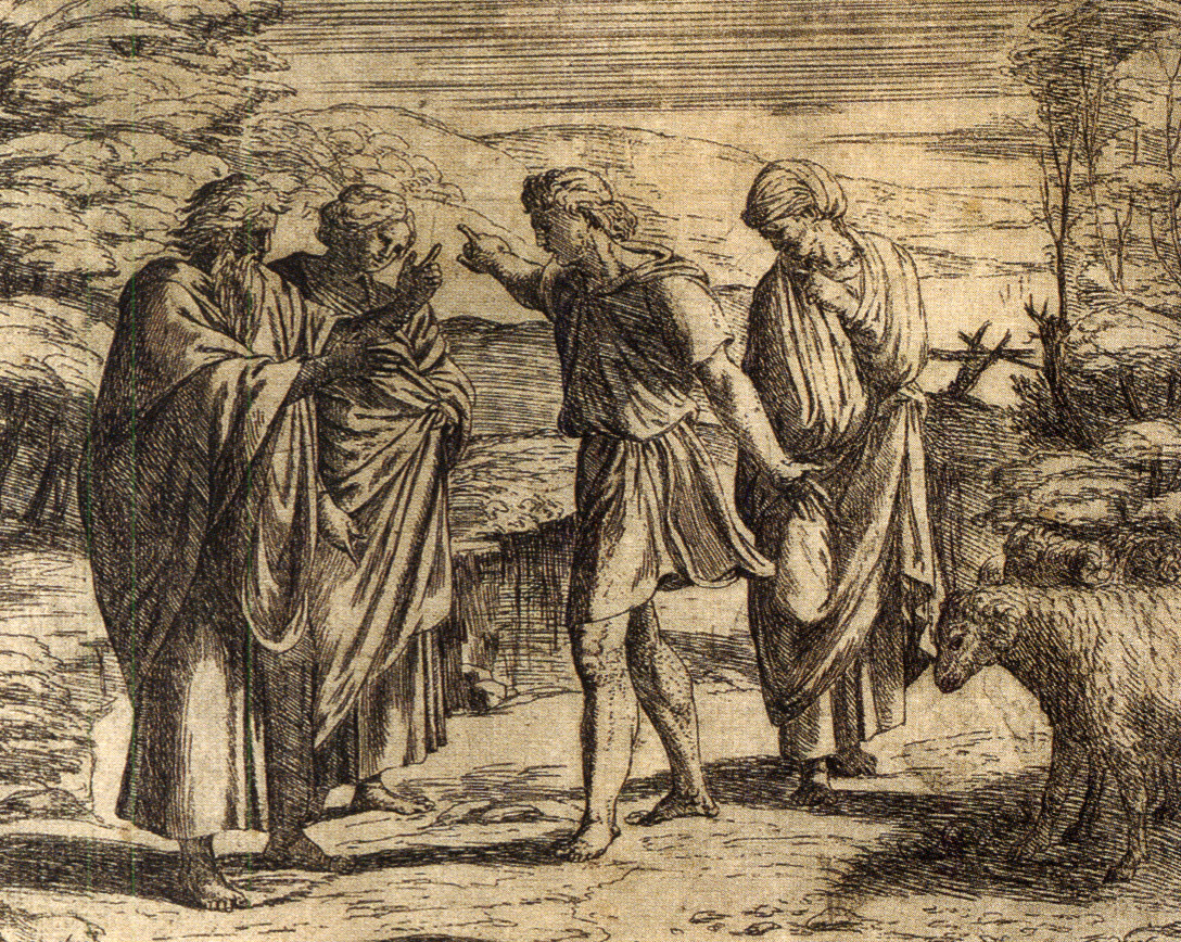 Orazio Borgianni, Scena Biblica (+ 5 others; set of 6)