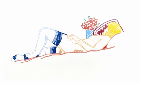 Nude With Bouquet And Stockings By Tom Wesselmann On Artnet Auctions