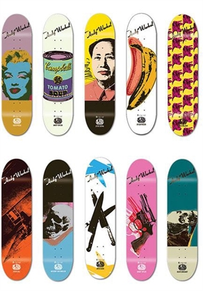 andy warhol skateboards