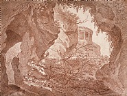 Temple of the Vesta, View from the Grotto of Neptune