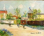 Maurice Utrillo - Moulin de la Galette a Montmartre (Paintings)