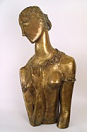 Ossip Zadkine - Buste de Carol Janeway (Sculptures) h: 35 x w: 19 x d: 17 in / h: 88.9 x w: 48.3 x d: 43.2 cm
