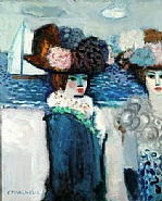 Femme Au Bord de Mer