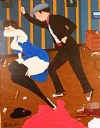 Camille Bombois - Le Maquereau (Paintings) h: 32 x w: 25.5 in / h: 81.3 x w: 64.8 cm