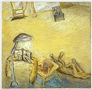 Susan Rothenberg - Yellow Studio (Paintings) h: 81 x w: 85 in / h: 205.7 x w: 215.9 cm