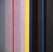 Lorser Feitelson - Dichotomic Organization: Stripes (Paintings) h: 70 x w: 70 in / h: 177.8 x w: 177.8 cm