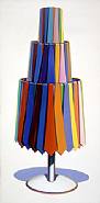 Wayne Thiebaud - Tie Rack (Paintings) h: 72 x w: 36 in / h: 182.9 x w: 91.4 cm