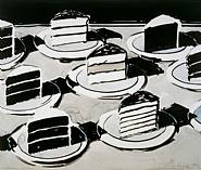 Wayne Thiebaud - Cake Slices (Paintings) h: 20.5 x w: 24.5 in / h: 52.1 x w: 62.2 cm