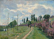 Armand Guillaumin - Paysage aux environs de Paris (Paintings) h: 73.1 x w: 99.7 cm / h: 28.8 x w: 39.3 in