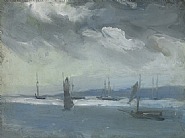 Martha Walter - Eastern Point, Gloucester (Paintings) h: 6.5 x w: 9.1 in / h: 16.5 x w: 23.1 cm
