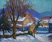 Fern Isabel Coppedge - Winter Sunlight (Paintings) h: 20 x w: 24 in / h: 50.8 x w: 61 cm