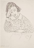 Henri Matisse - La Petite Liseuse (Prints and Multiples) h: 10.5 x w: 8.8 in / h: 26.7 x w: 22.4 cm