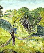 Alfred Henry Maurer - Green Fauve (Paintings) h: 21.8 x w: 18 in / h: 55.4 x w: 45.7 cm