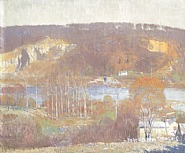 Daniel Garber - The Valley - Tohickon (Paintings) h: 50.5 x w: 60 in / h: 128.3 x w: 152.4 cm