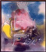 Roberto Matta - L' Insigne (Paintings) h: 20 x w: 20.8 in / h: 50.8 x w: 52.8 cm