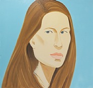 Alex Katz - Elizabeth (Paintings) h: 80 x w: 84 in / h: 203.2 x w: 213.4 cm
