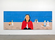 Alex Katz - Harbor #8 (Paintings) h: 72 x w: 192 in / h: 182.9 x w: 487.7 cm