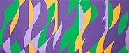 Bridget Riley - Painting with Verticals (Cadence 2) (Paintings) h: 167.8 x w: 411.3 cm / h: 66.1 x w: 161.9 in
