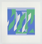 Bridget Riley - Places for change (Prints and Multiples) h: 56.5 x w: 53.4 cm / h: 22.2 x w: 21 in