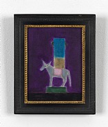Craigie Aitchison - Donkey Barometer (Paintings) h: 8 x w: 6 in / h: 20.3 x w: 15.2 cm