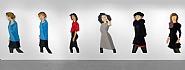 Alex Katz - Black Stockings a, b, c, d, e, f (Paintings)