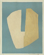 Serge Poliakoff - Composition jaune et bleue (Prints and Multiples) h: 74.5 x w: 54.3 cm / h: 29.3 x w: 21.4 in