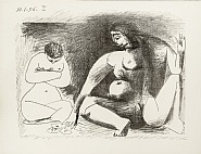 Deux femmes accroupies (Two Squatting Women)