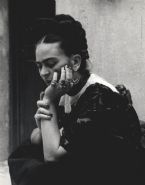 Lola Alvarez Bravo - Frida (Deep in thought) (Photographs) h: 10.5 x w: 14.1 in / h: 26.7 x w: 35.8 cm