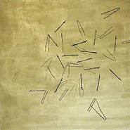 Sylvie Fleury - Smudge definition (Paintings) h: 110 x w: 110 cm / h: 43.3 x w: 43.3 in