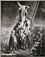 Rembrandt van Rijn - The Descent from the Cross: The Second Plate (Prints and Multiples) h: 20.8 x w: 16.1 in / h: 52.8 x w: 40.9 cm