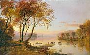 Jasper Francis Cropsey - Greenwood Lake, 1871