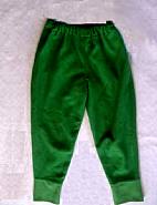 David Hockney - Costumes for Covent Garden London - green plain trousers