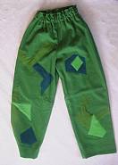 David Hockney - Costumes for Covent Garden London - patches trousers back