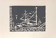 Barry Flanagan - Herring Drifter at Fort Augustus (Prints and Multiples) h: 20.3 x w: 30.5 cm / h: 8 x w: 12 in