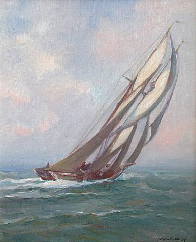  Emile Albert Gruppe, The GERTRUDE L. THEBAUD, circa 1960s