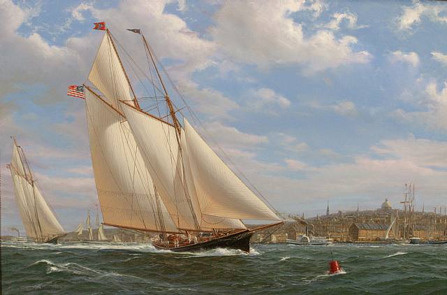  Shane Couch, IROQUOIS and PALMER Boston Harbor 1892