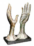 Man Ray - Belles Mains (Sculptures) h: 16 x w: 10.8 x d: 5.2 in / h: 40.6 x w: 27.4 x d: 13.2 cm