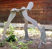 William King - Babysitter (Sculptures) h: 6 x w: 4 in / h: 15.2 x w: 10.2 cm