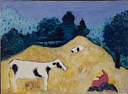 Milton Avery - Bucolic Sketcher (Paintings) h: 32 x w: 44 in / h: 81.3 x w: 111.8 cm