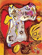 André Masson - Le loup-garou h: 29.2 x w: 21.6 in / h: 74.2 x w: 54.9 cm