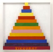 Joe Tilson - Zikkurat 9 (Sculptures) h: 214 x w: 214 x d: 14 cm / h: 84.3 x w: 84.3 x d: 5.5 in