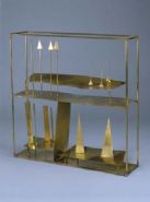 Fausto Melotti - Tre tempi (triple time) (Sculptures) h: 60 x w: 60 x d: 15 cm / h: 23.6 x w: 23.6 x d: 5.9 in