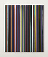 Ian Davenport - Poured Lines: Black (Paintings) h: 71 x w: 59 in / h: 180.3 x w: 149.9 cm