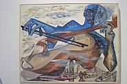 David Smith - Piat (Paintings) h: 23.5 x w: 29.6 in / h: 59.7 x w: 75.2 cm