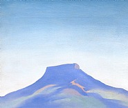 Georgia O'Keeffe - Pedernal (Paintings) h: 10.1 x w: 12.1 in / h: 25.7 x w: 30.7 cm