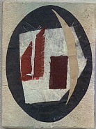 Anne Ryan - Untitled (Number 458) (Paintings) h: 5 x w: 3.9 in / h: 12.7 x w: 9.9 cm