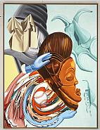 David Salle - Equalibrist (Paintings) h: 85 x w: 64 in / h: 215.9 x w: 162.6 cm