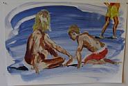 Eric Fischl - Untitled (Paintings) h: 39.2 x w: 27.5 in / h: 99.6 x w: 69.8 cm